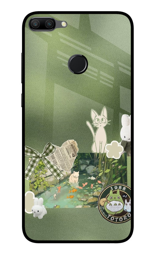 Aesthetic anime Honor 9N Glass Case