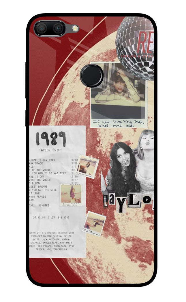 Taylor Swift Honor 9N Glass Case Back Cover by Casekaro