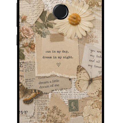 Vintage case Honor 9N Glass Case Back Cover by Casekaro