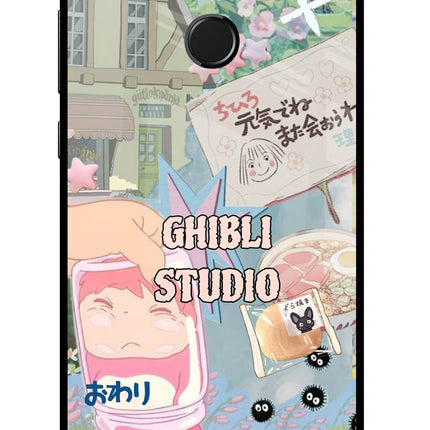 Studio Ghibli Honor 9N Glass Case Back Cover by Casekaro