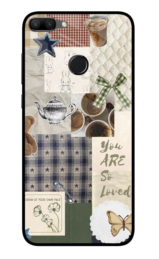Cookie Honor 9N Glass Case Back Cover by Casekaro