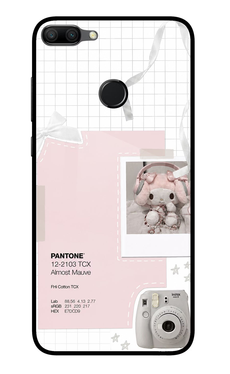 Pantone Asthetic Honor 9N Back Cover, Glass case