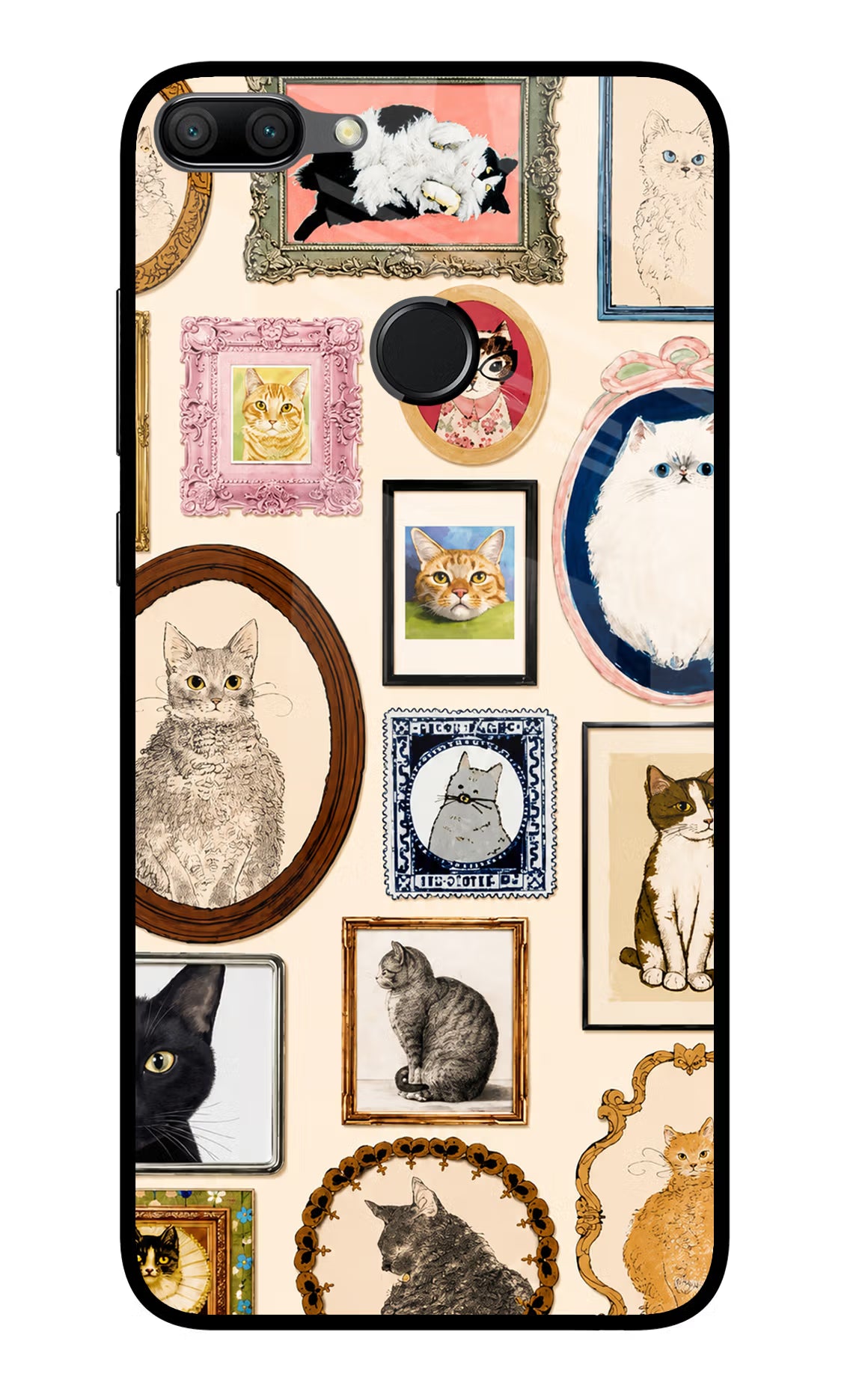 Mirror Cats Honor 9N Glass Case
