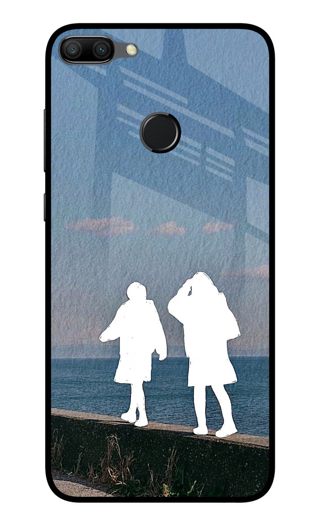 Coastal Dream Honor 9N Glass Case Back Cover by Casekaro