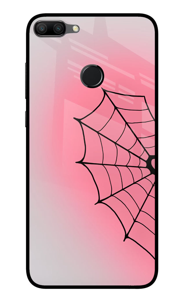 Pink Web Honor 9N Glass Case