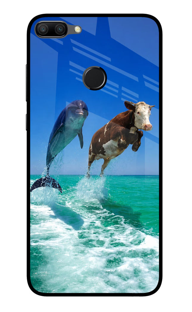 Dolphin vs Cow Honor 9N Glass Case