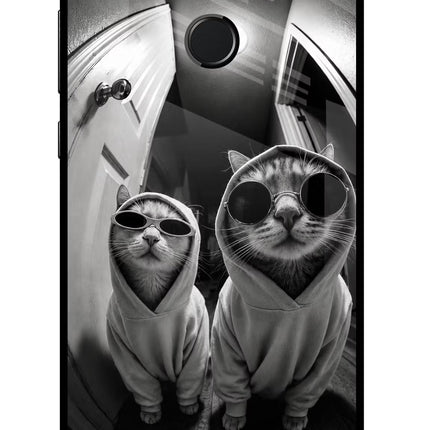 Hood Cats Honor 9N Glass Case Back Cover by Casekaro