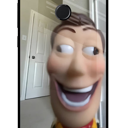 Side Eye Woody Honor 9N Glass Case Back Cover by Casekaro