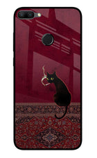Midnight Cat Honor 9N Glass Case