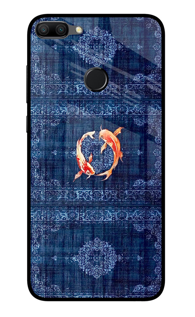 Koi Blue Honor 9N Glass Case