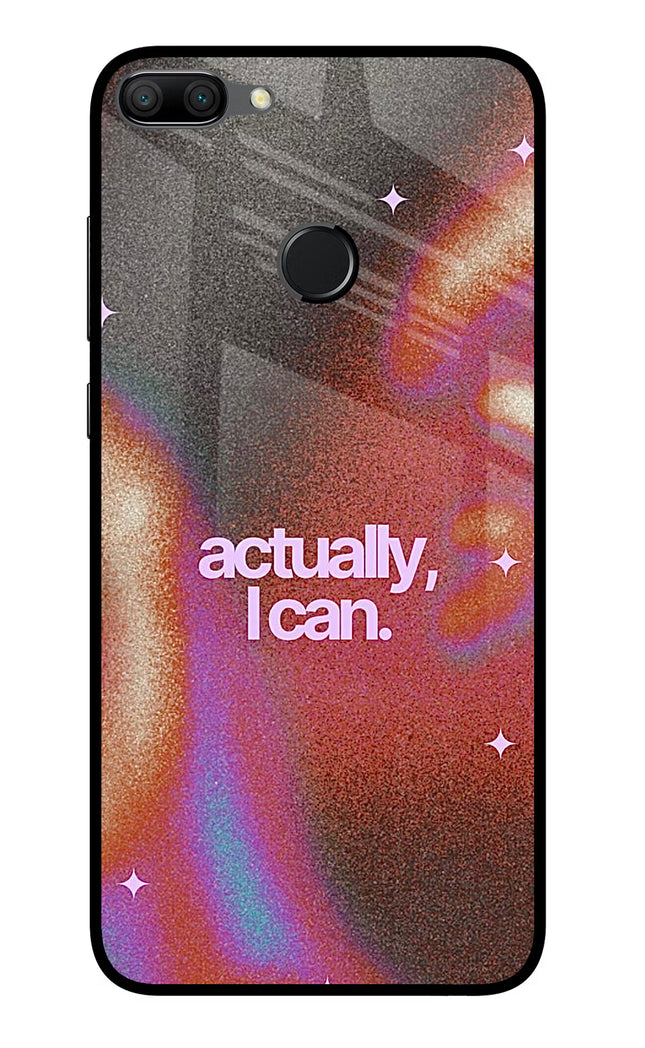 Pink Aura Honor 9N Glass Case