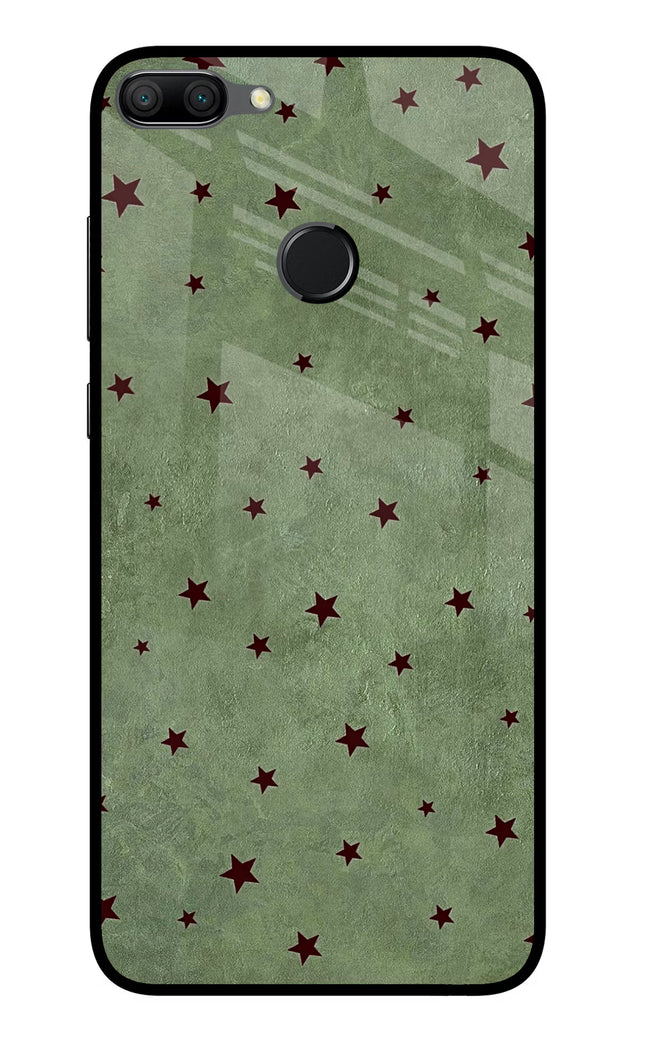 Green Stars Honor 9N Glass Case