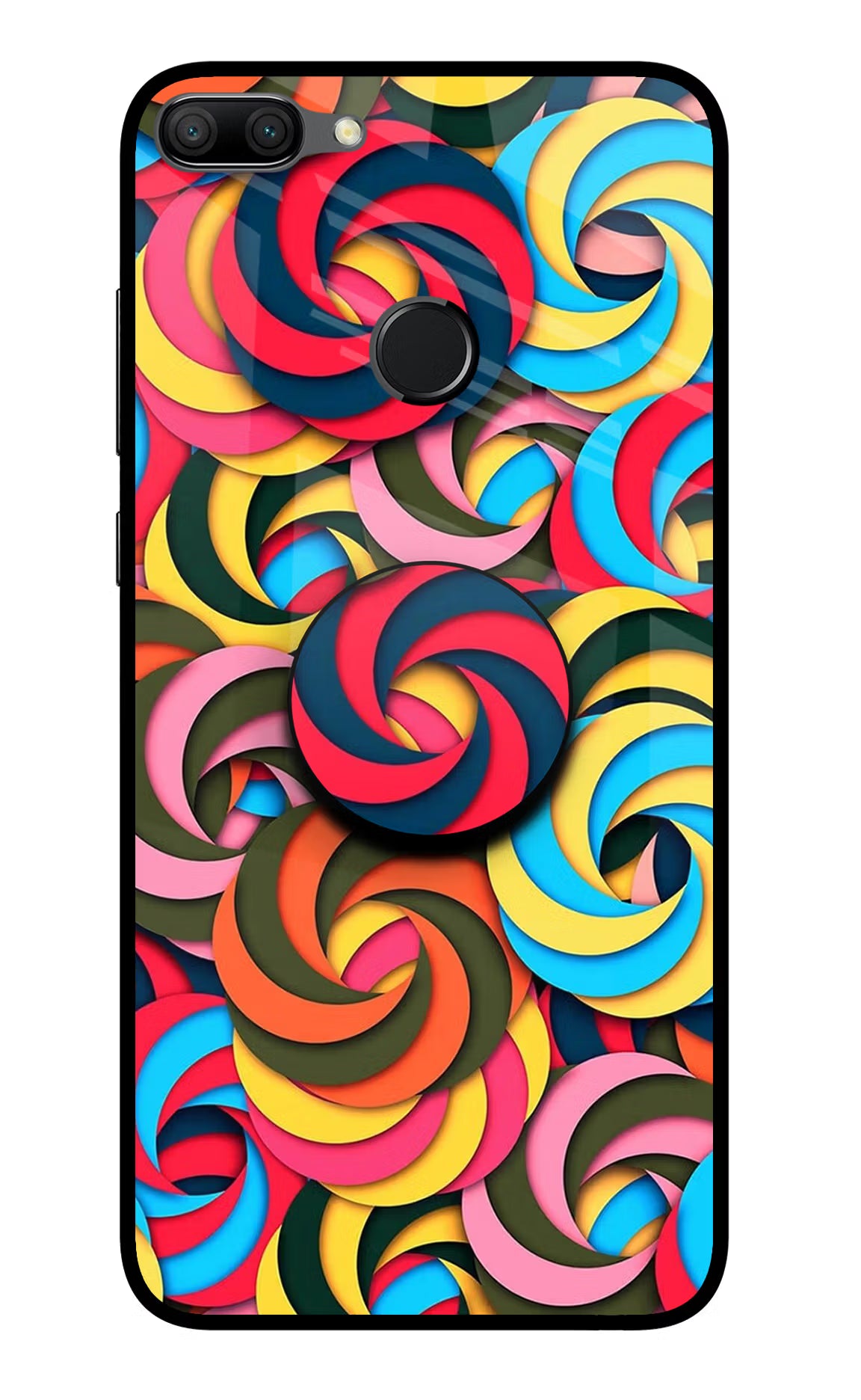 Spiral Pattern Honor 9N Pop Case by Casekaro