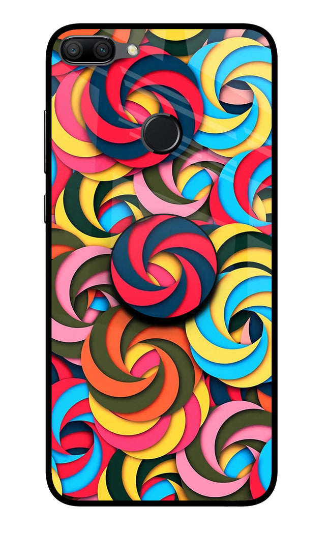 Spiral Pattern Honor 9N Pop Case by Casekaro