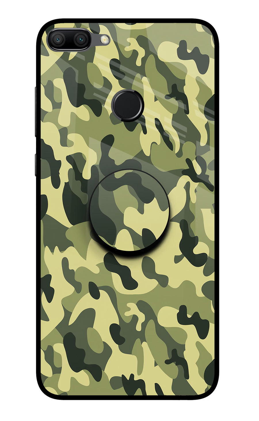 Camouflage Honor 9N Pop Case, Glass case