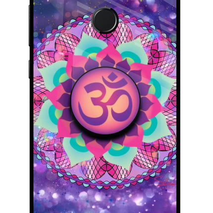 Om Purple Honor 9N Pop Case by Casekaro