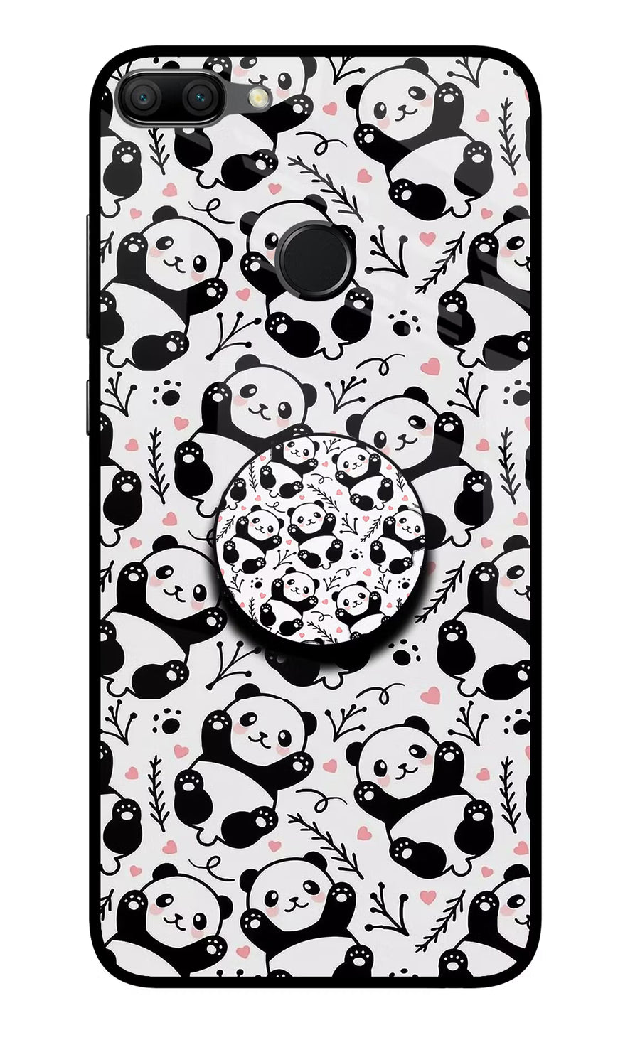 Cute Panda Honor 9N Pop Case, Glass case