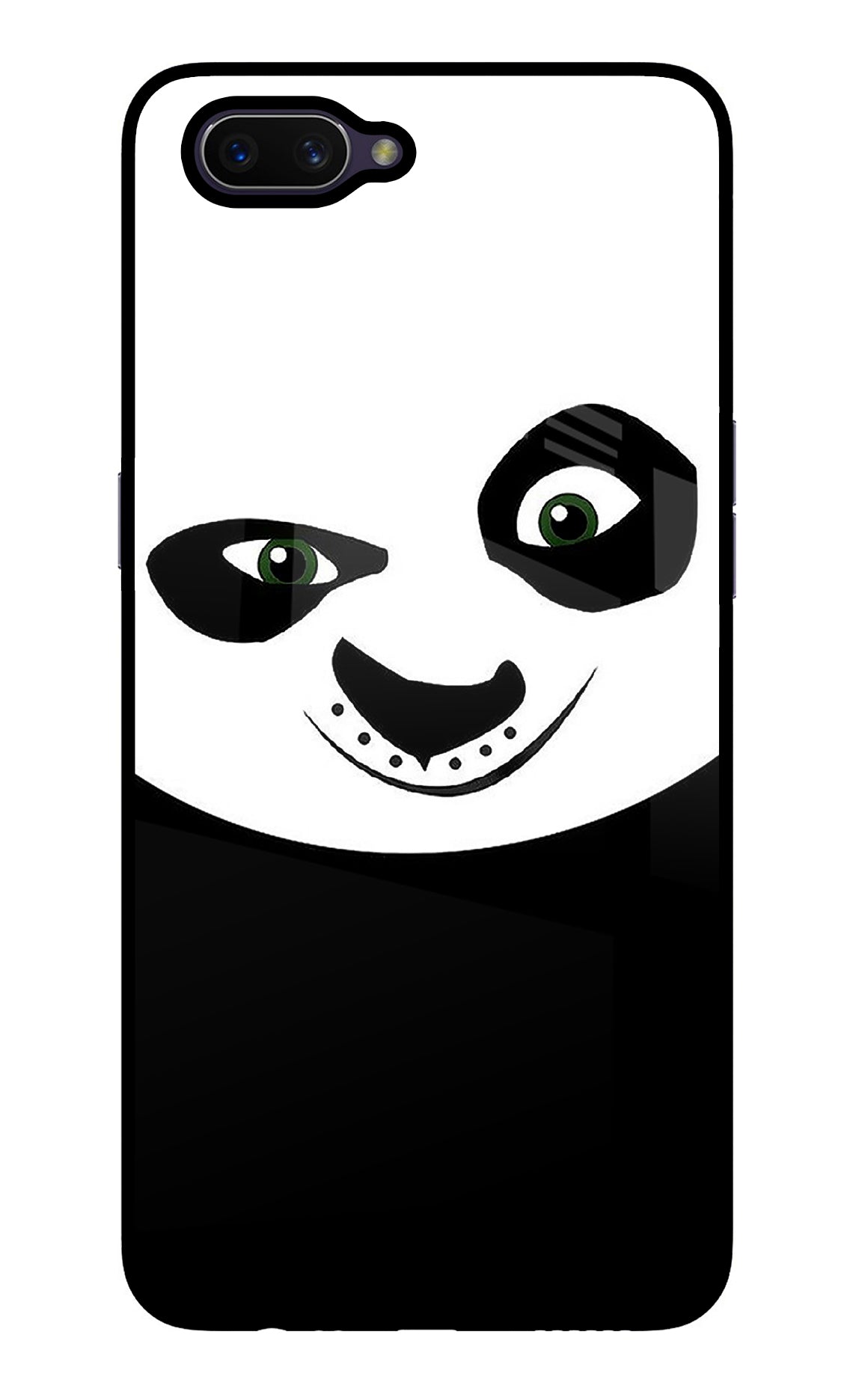 Panda Oppo A3S Glass Case