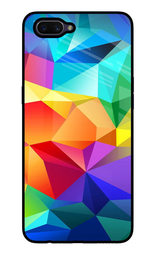 Abstract Pattern Oppo A3S Glass Case