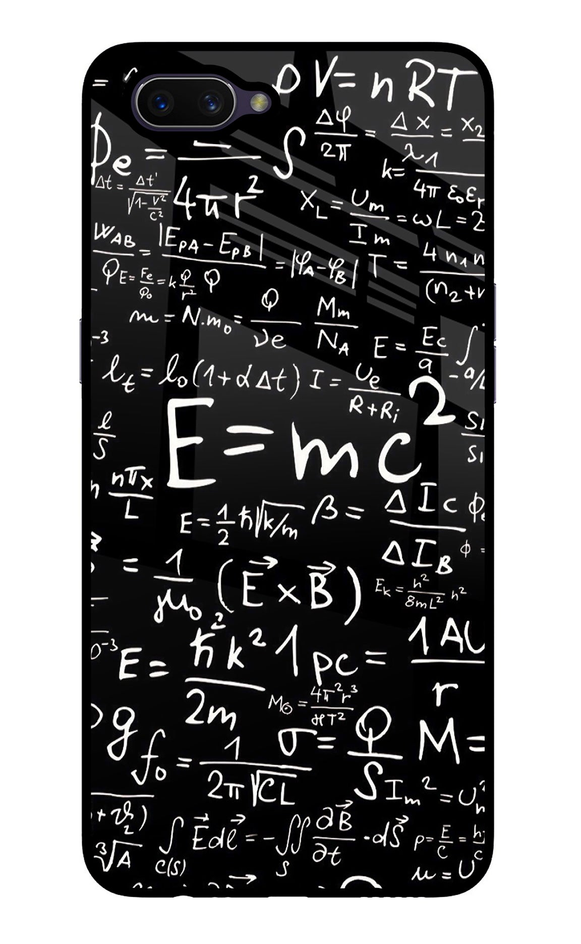 Physics Formula Oppo A3S Back Cover