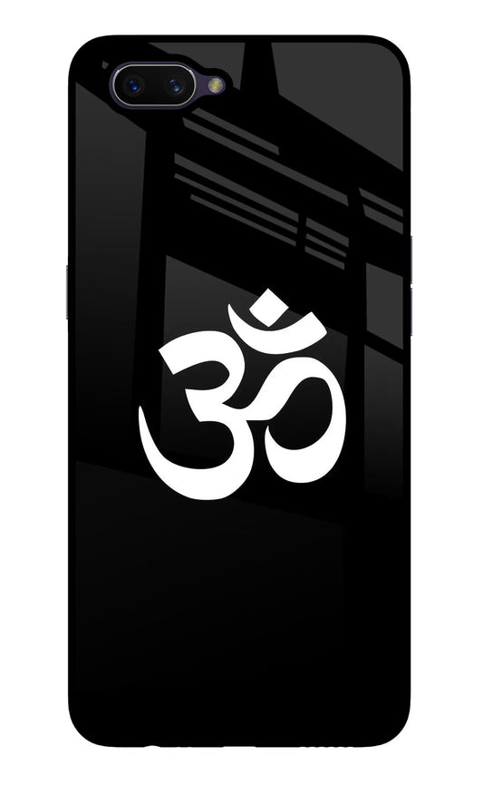 Om Oppo A3S Glass Case