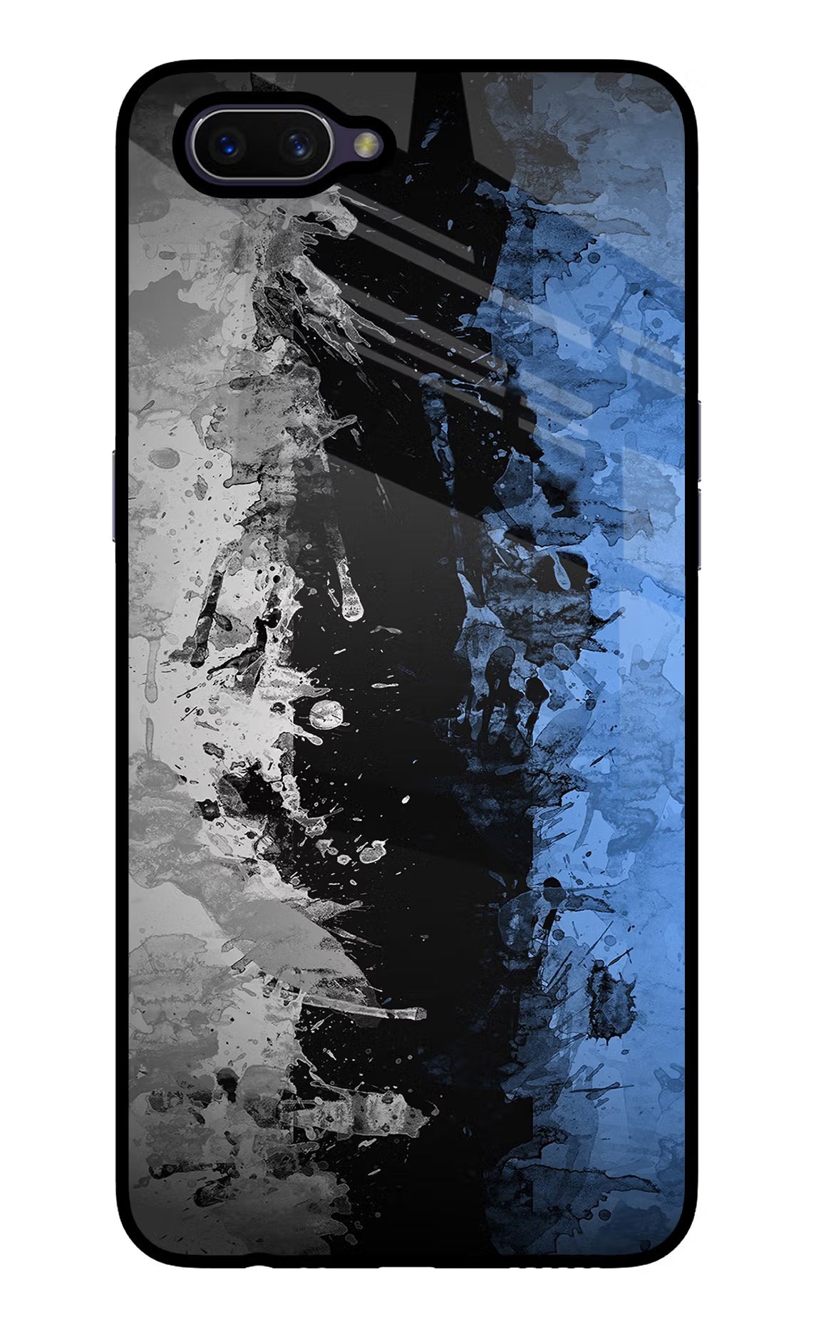 Artistic Design Oppo A3S Glass Case Back Cover by Casekaro