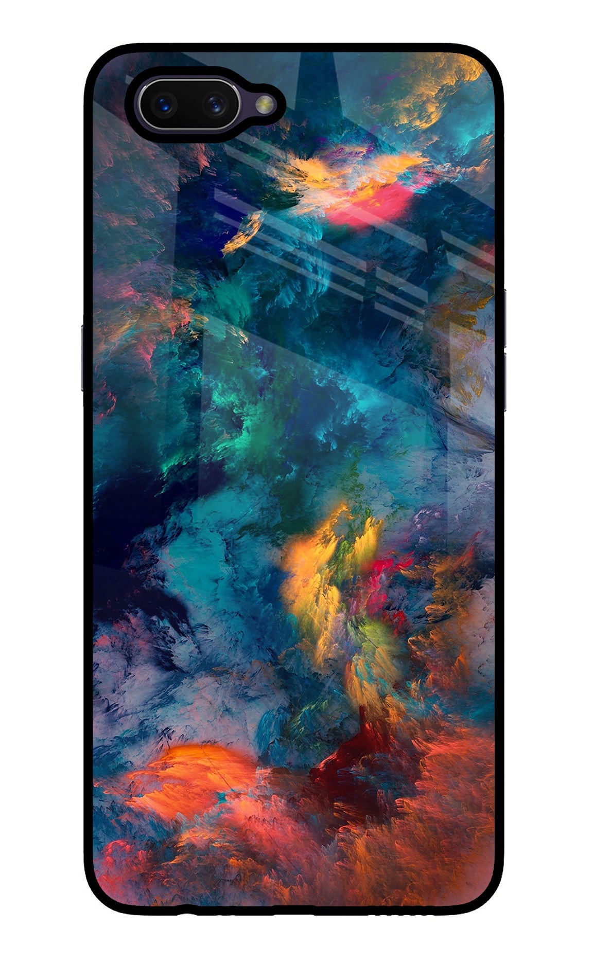Artwork Paint Oppo A3S Glass Case