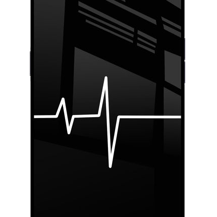 Heart Beats Oppo A3S Glass Case Back Cover by Casekaro
