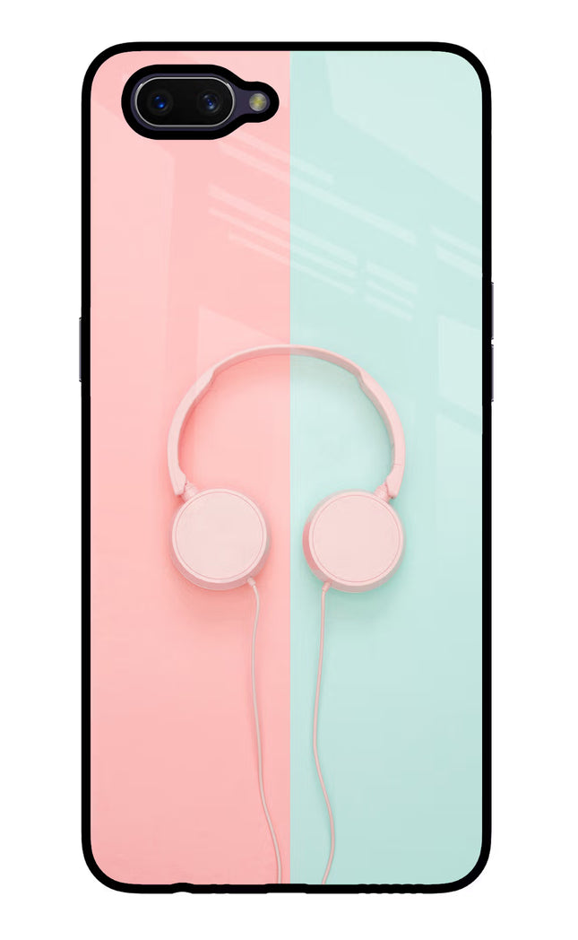 Music Lover Oppo A3S Glass Case Back Cover by Casekaro