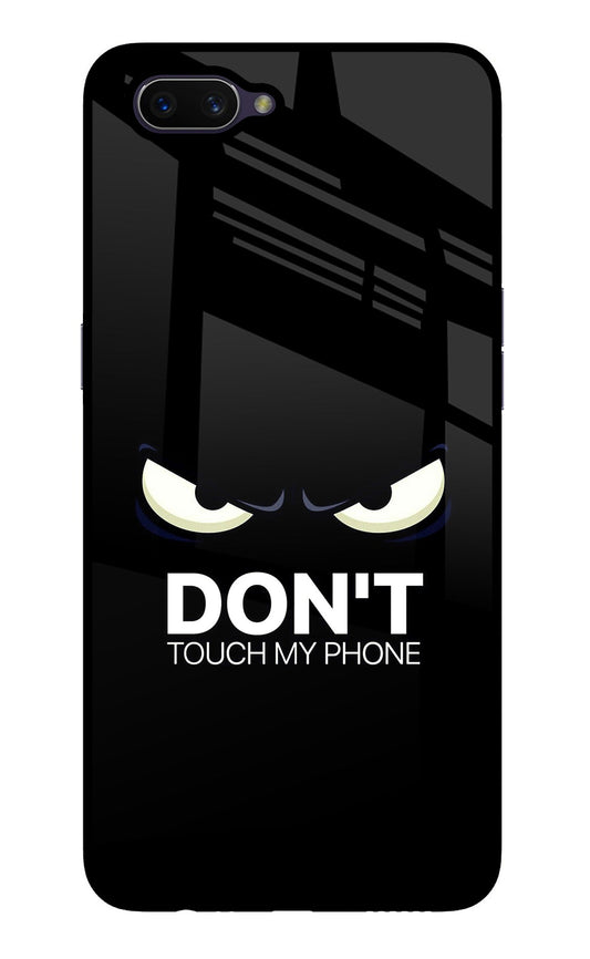 Don'T Touch My Phone Oppo A3S Glass Case