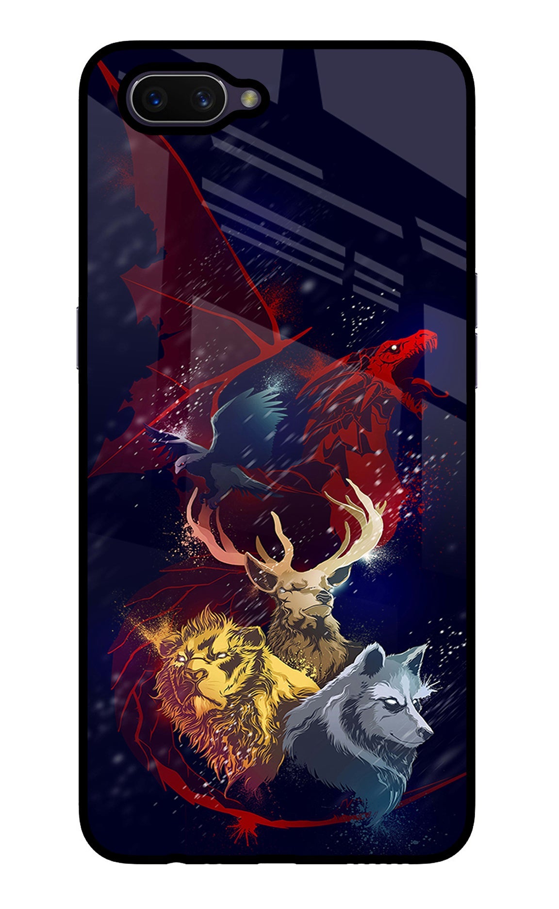 Game Of Thrones Oppo A3S Glass Case