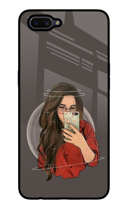 Selfie Queen Oppo A3S Glass Case