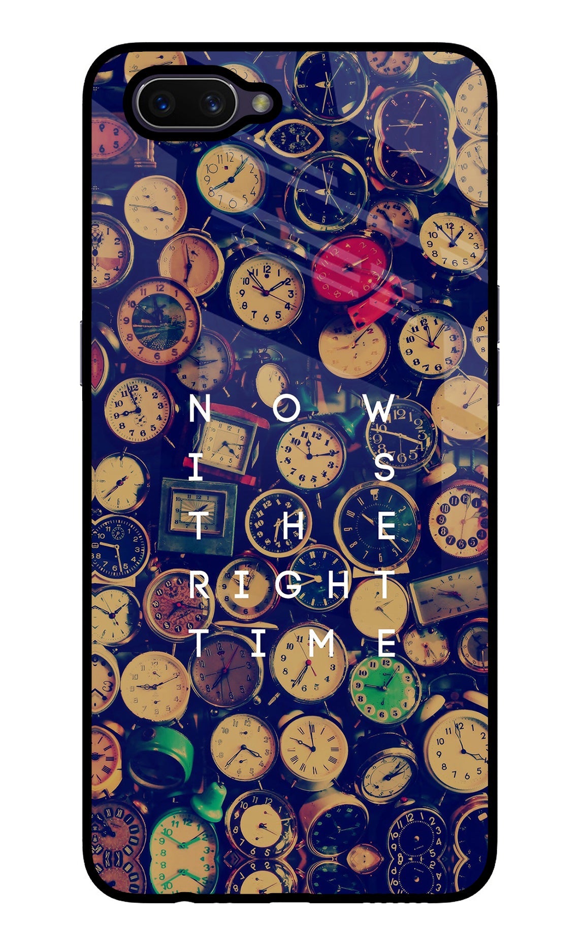 Now is the Right Time Quote Oppo A3S Back Cover