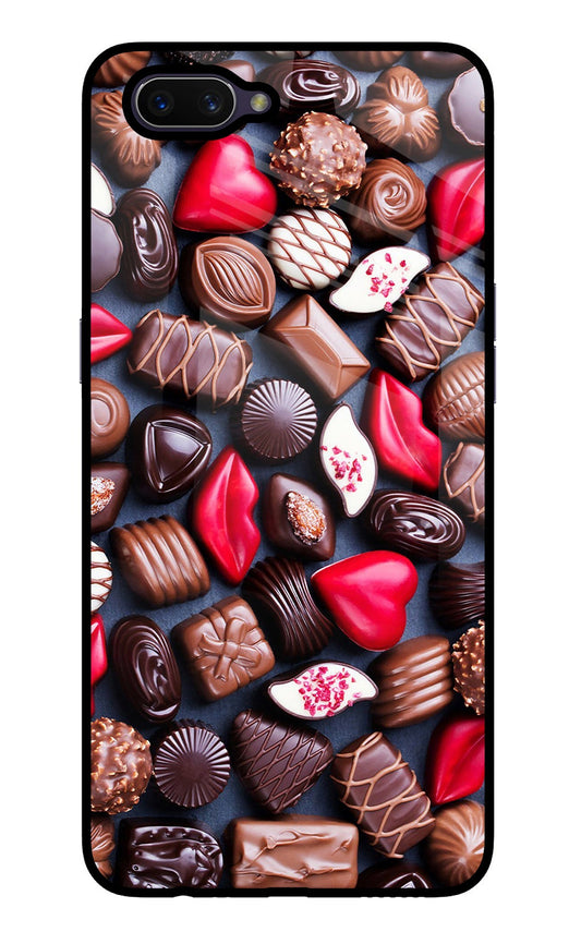 Chocolates Oppo A3S Glass Case