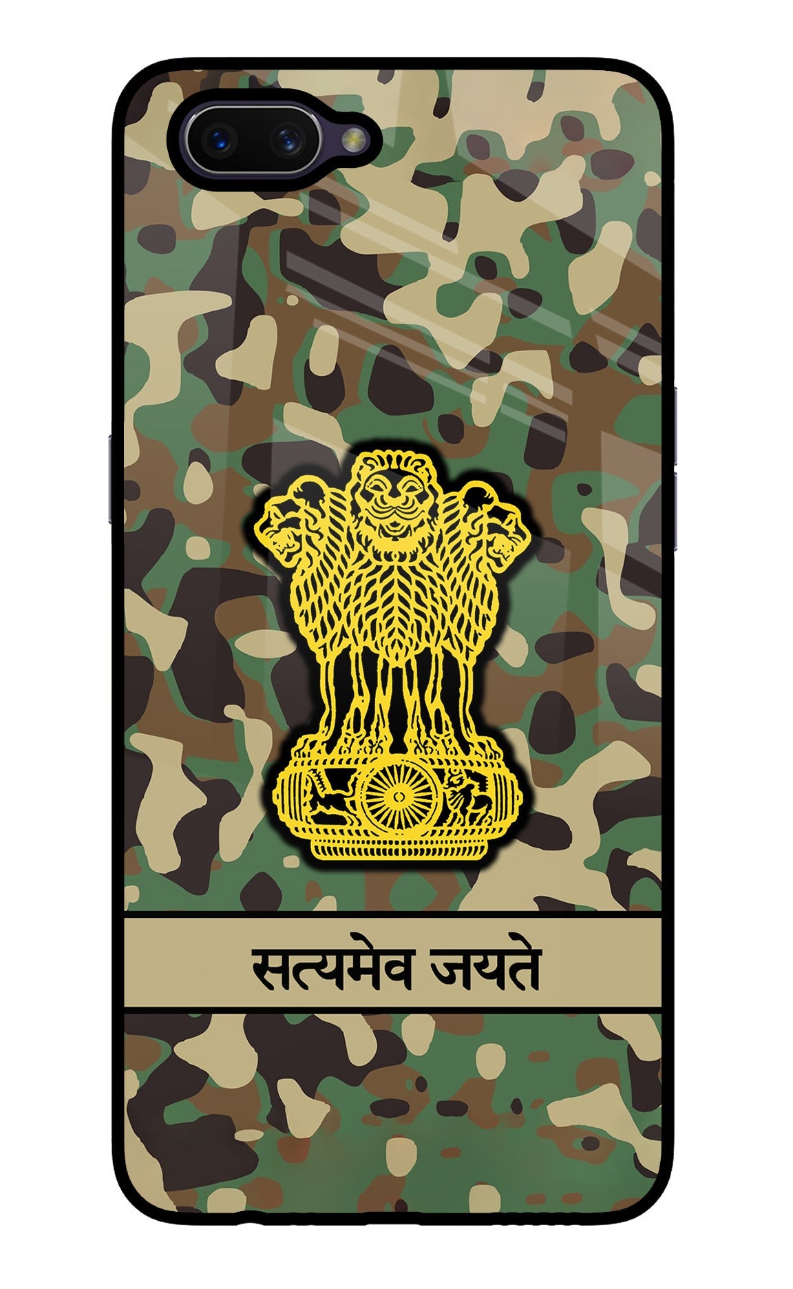 Satyamev Jayate Army Oppo A3S Back Cover