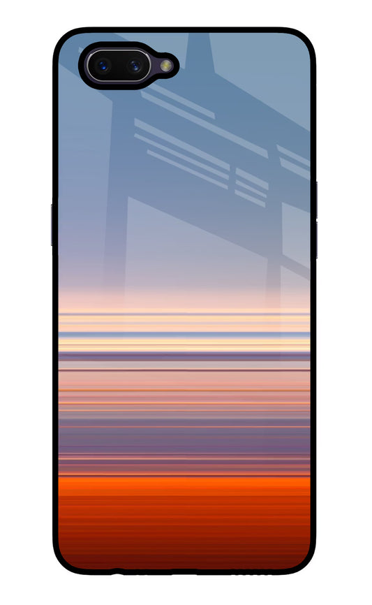 Morning Colors Oppo A3S Glass Case