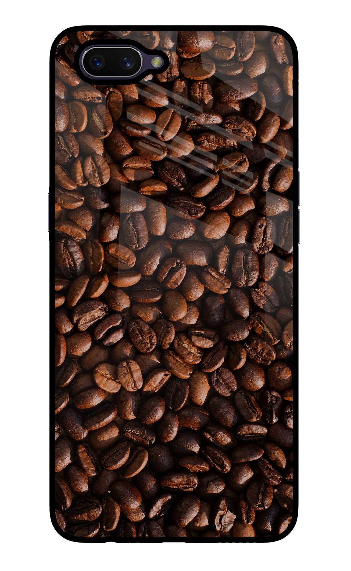 Coffee Beans Oppo A3S Glass Case