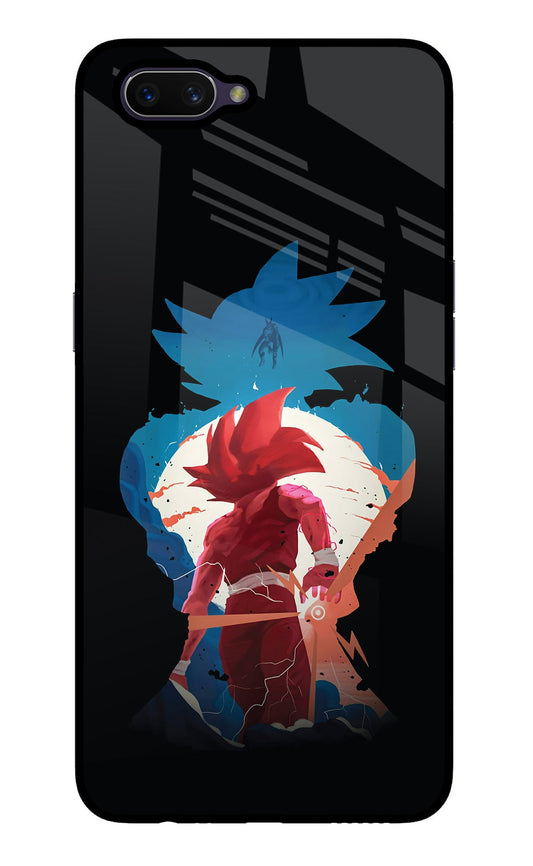 Goku Oppo A3S Glass Case