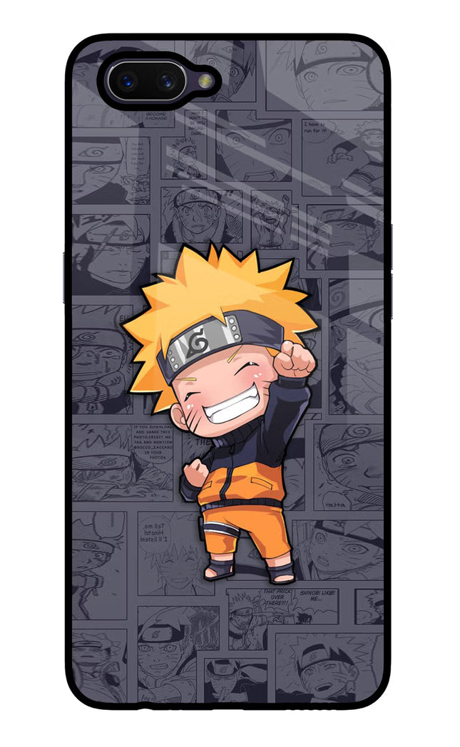 Chota Naruto Oppo A3S Glass Case Back Cover by Casekaro