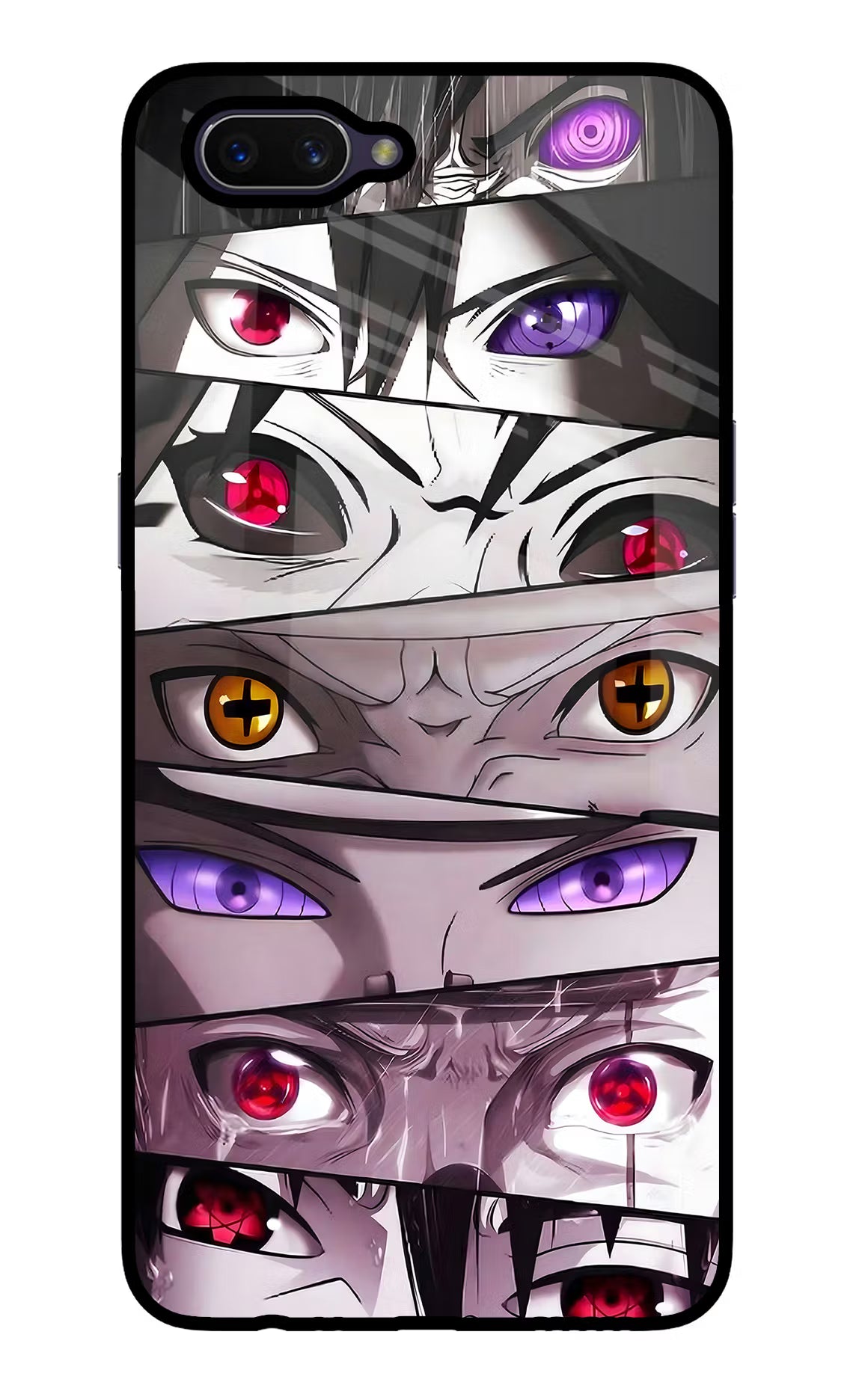 Naruto Anime Oppo A3S Glass Case Back Cover by Casekaro