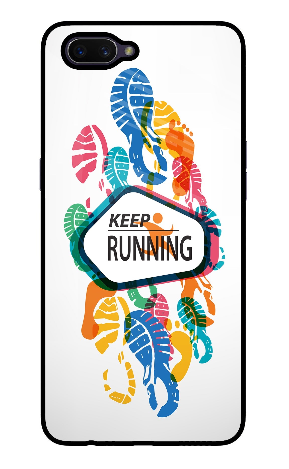 Keep Running Oppo A3S Back Cover