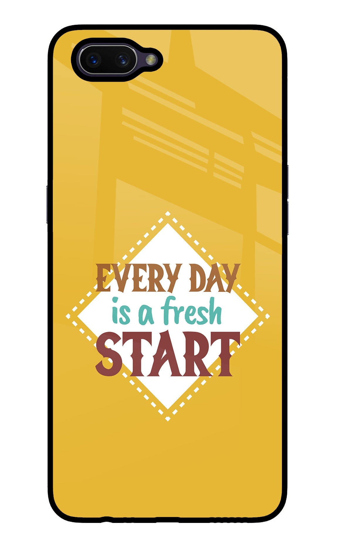 Every day is a Fresh Start Oppo A3S Back Cover