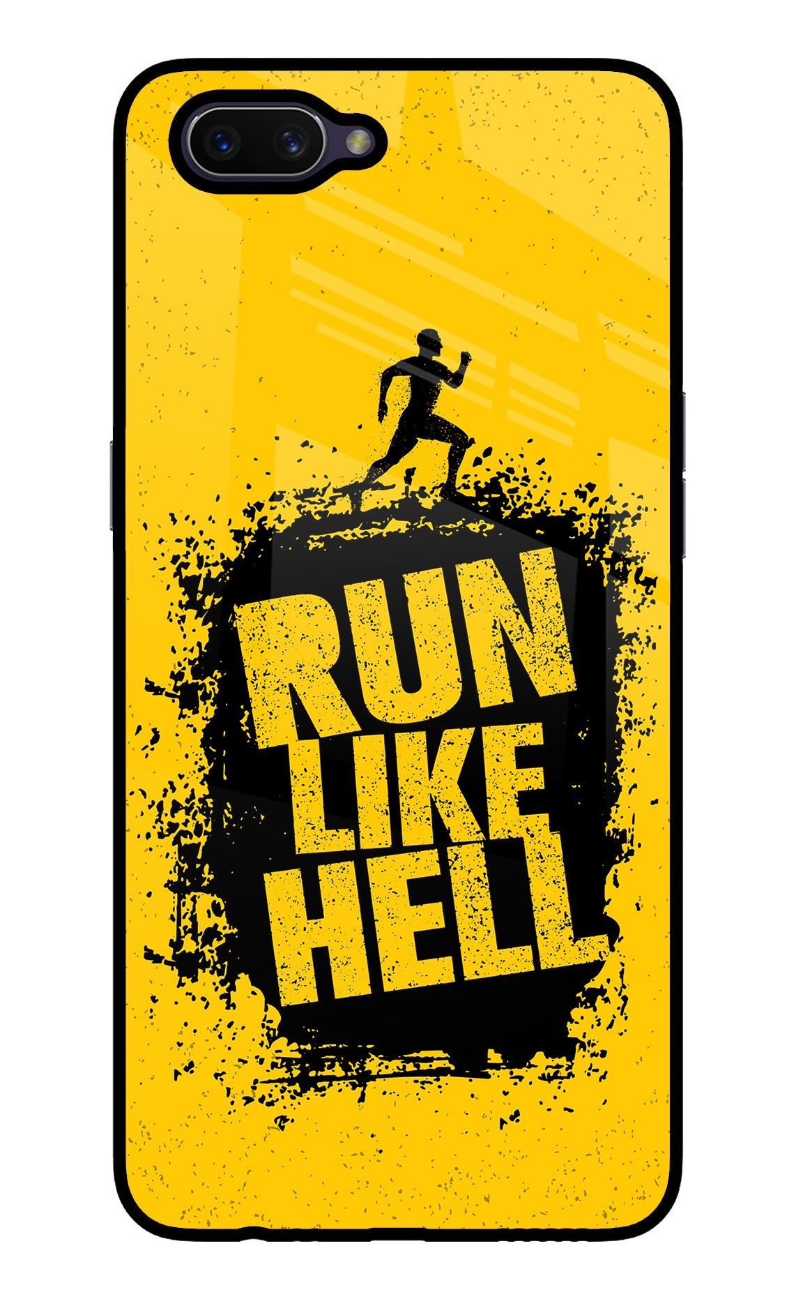 Run Like Hell Oppo A3S Back Cover