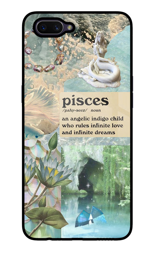 Pisces Zodiac Oppo A3S Glass Case