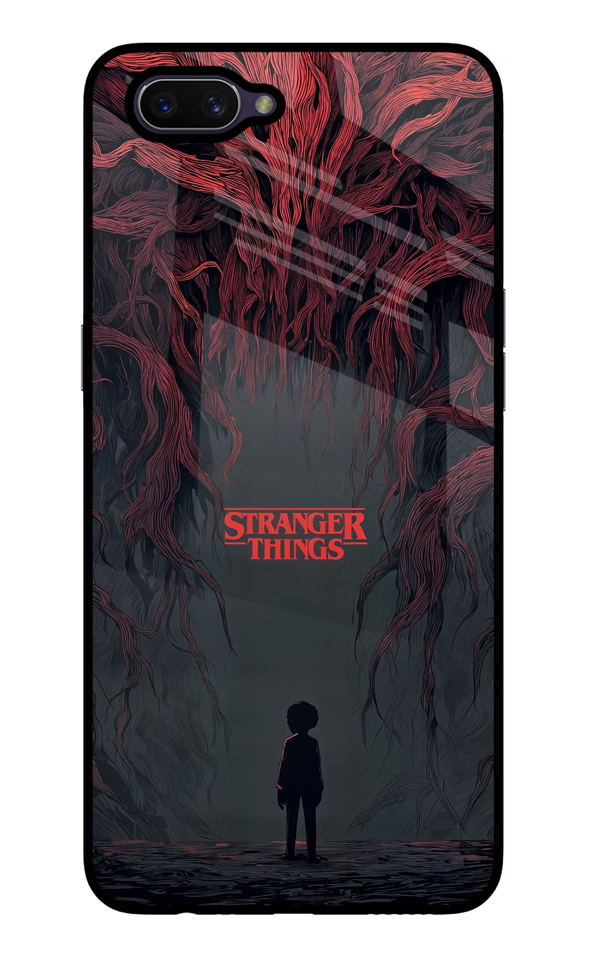 Ordinary Things Dark Side Oppo A3S Glass Case Back Cover by Casekaro