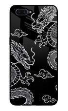 Twin Dragons Oppo A3S Glass Case