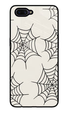 Spider Web Oppo A3S Glass Case