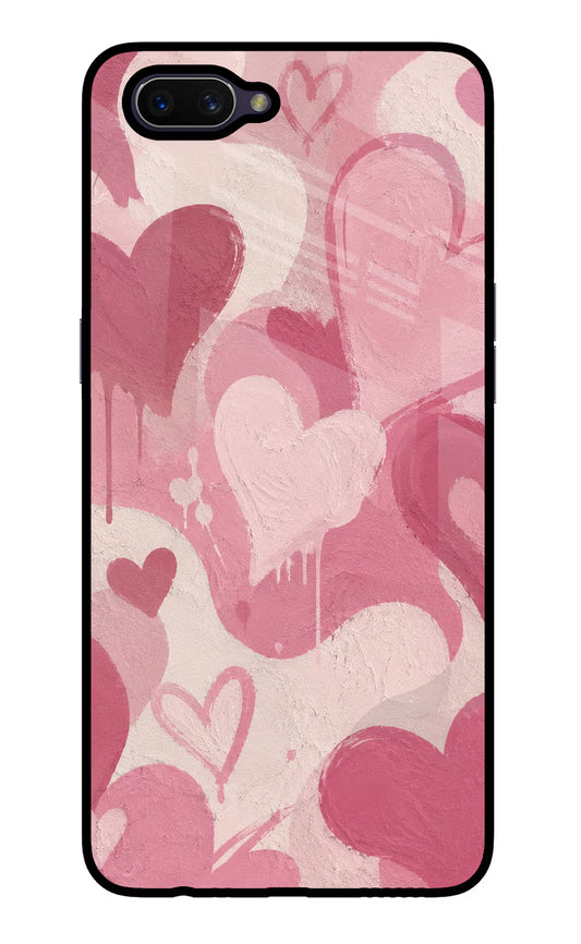 Hearty case Oppo A3S Glass Case