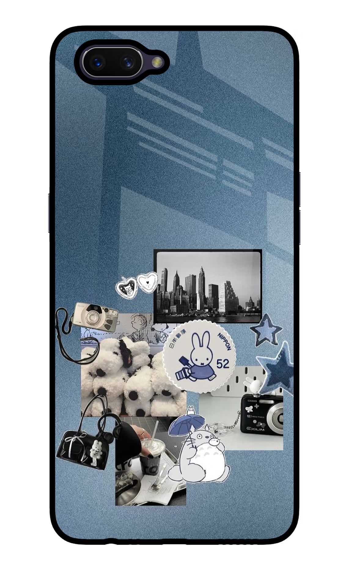 Miffy Oppo A3S Glass Case