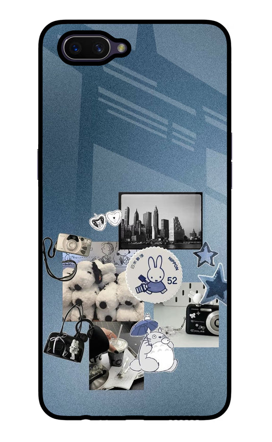 Miffy Oppo A3S Glass Case